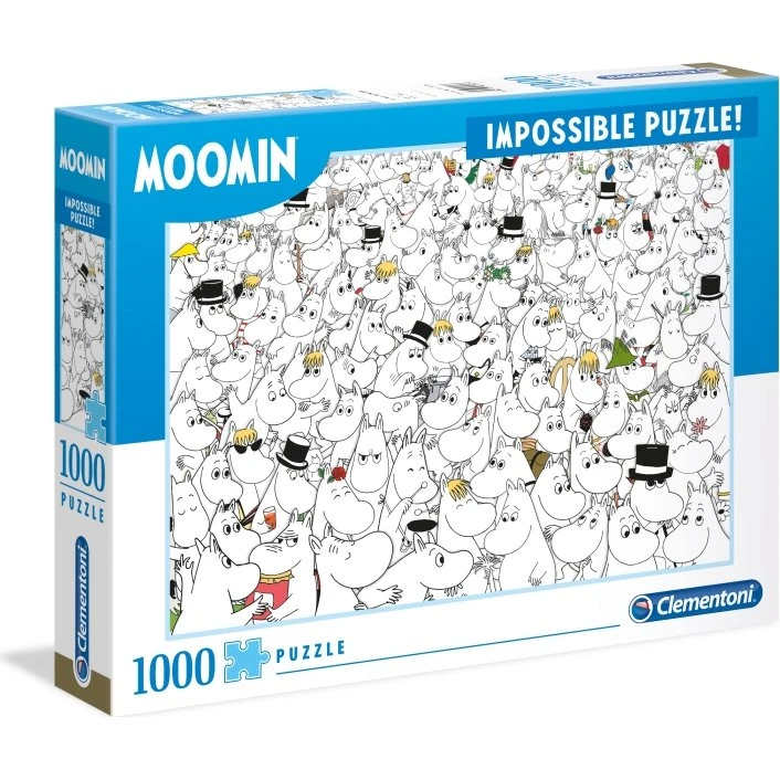 Clementoni Mumin Omøjligt Puslespil, 1000 bit