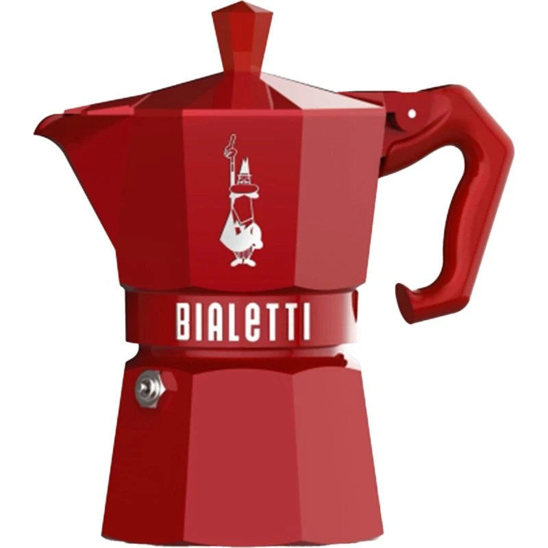 Bialetti Mokkabrygger 3 kopper, rød