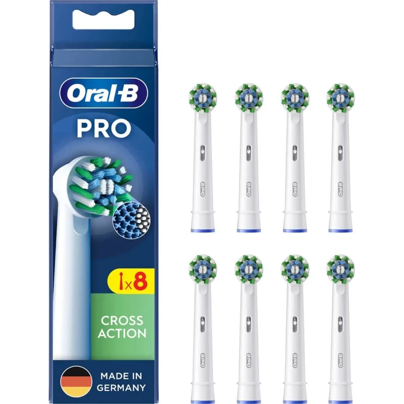 Oral-B CrossAction 8 stk Hvid