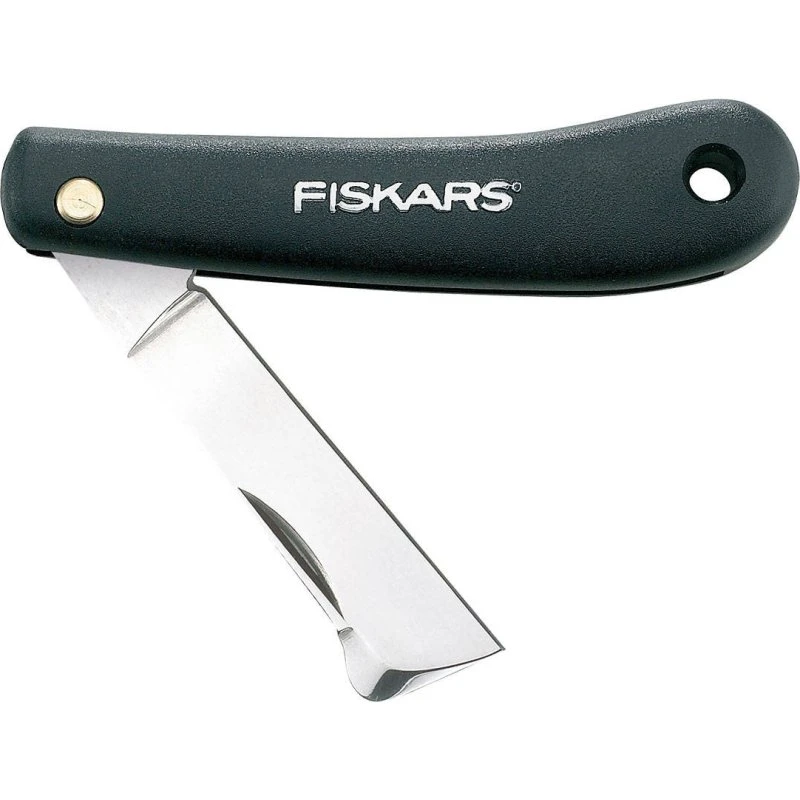 Fiskars K60 Havekniv, Sort, Rustfrit Stål