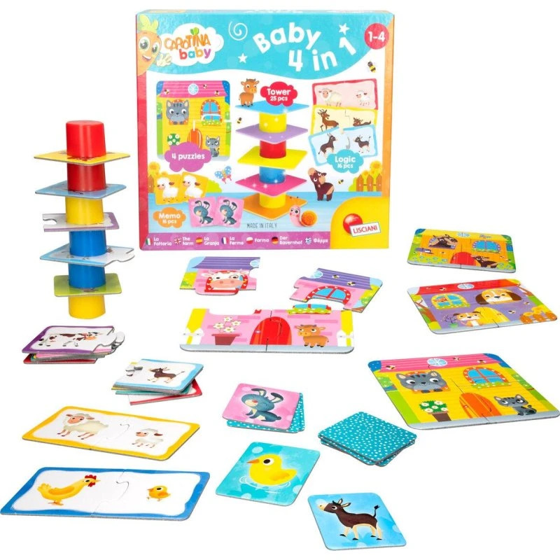 Lisciani Giochi Baby 4-in-1 - multifarvet