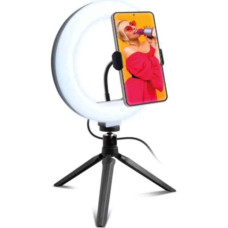SBS Ring Light med Tripod og Smartphoneholder