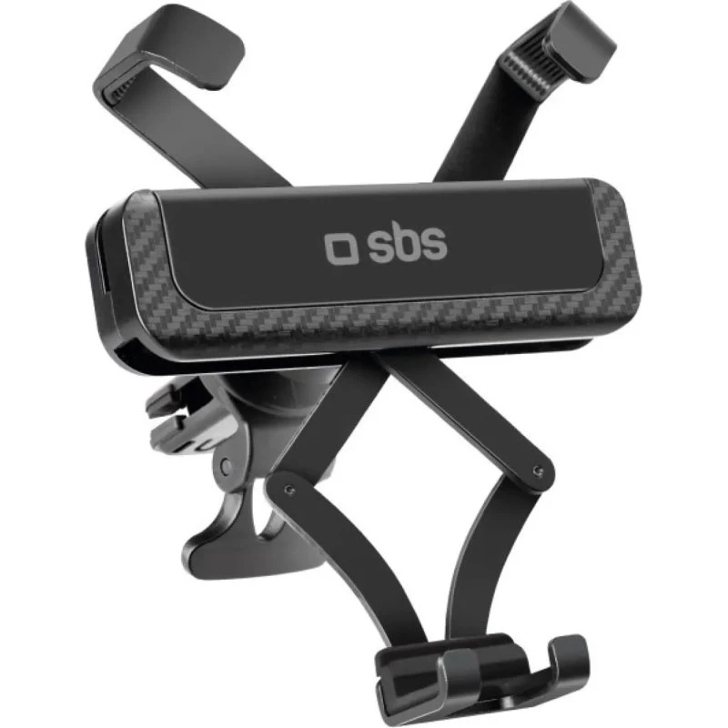 SBS Mobilholder med Auto-lås, Sort (Op til 6,5 tommer)
