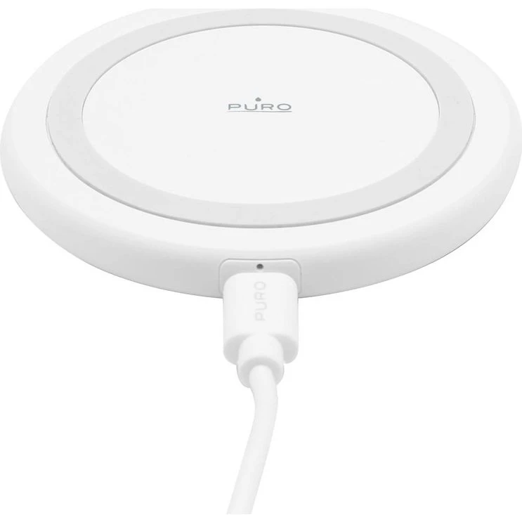 Puro PURO 10W trådløs opladningsbase, hvid
