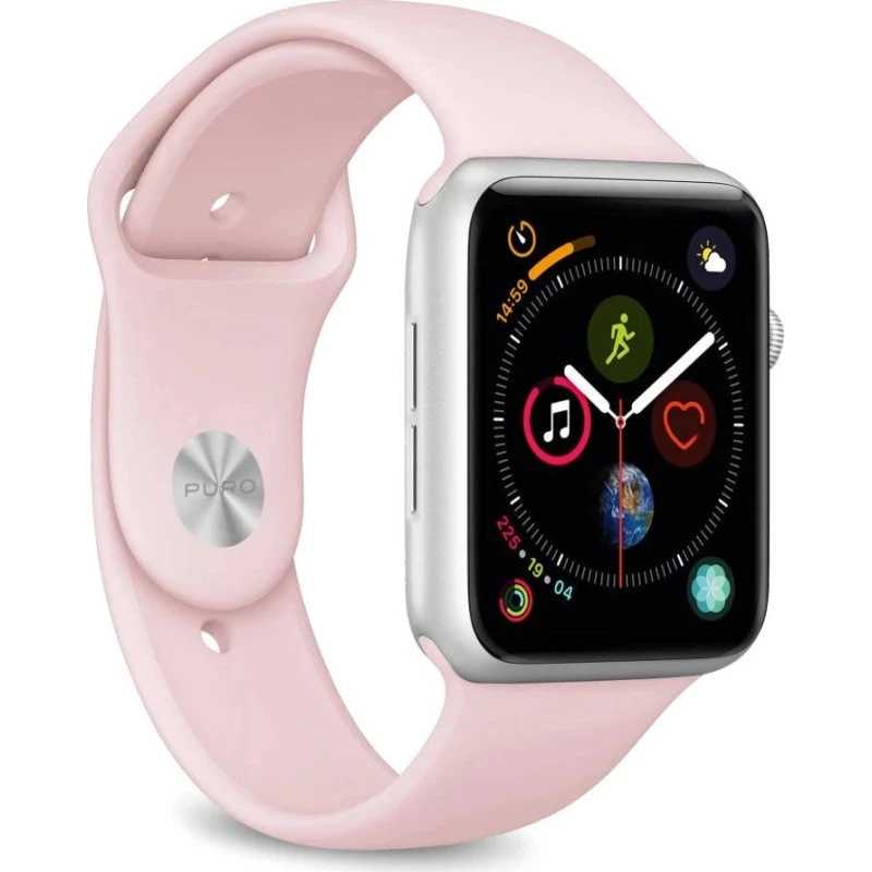 Puro ICON-rem til Apple Watch, støvet pink, S/M & M/L