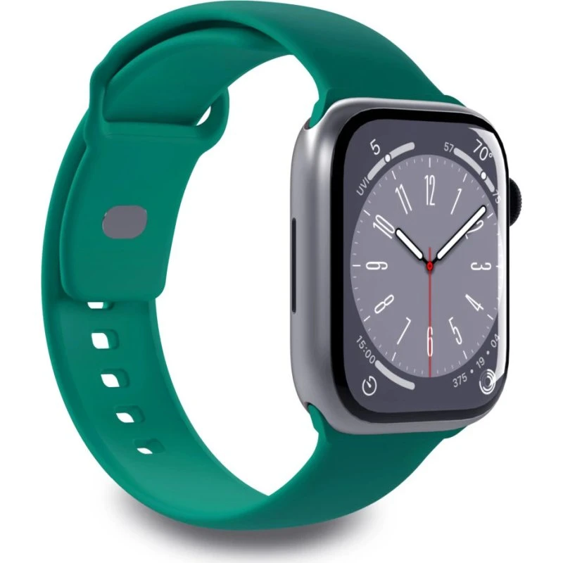 Puro Icon Grøn Silikone Urrem til Apple Watch 38/40/41mm