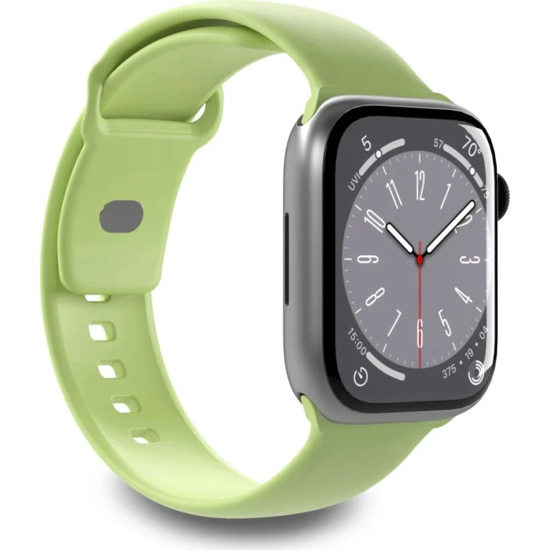 Puro Icon Silikone Urrem til Apple Watch 42-45mm, Lysegrøn