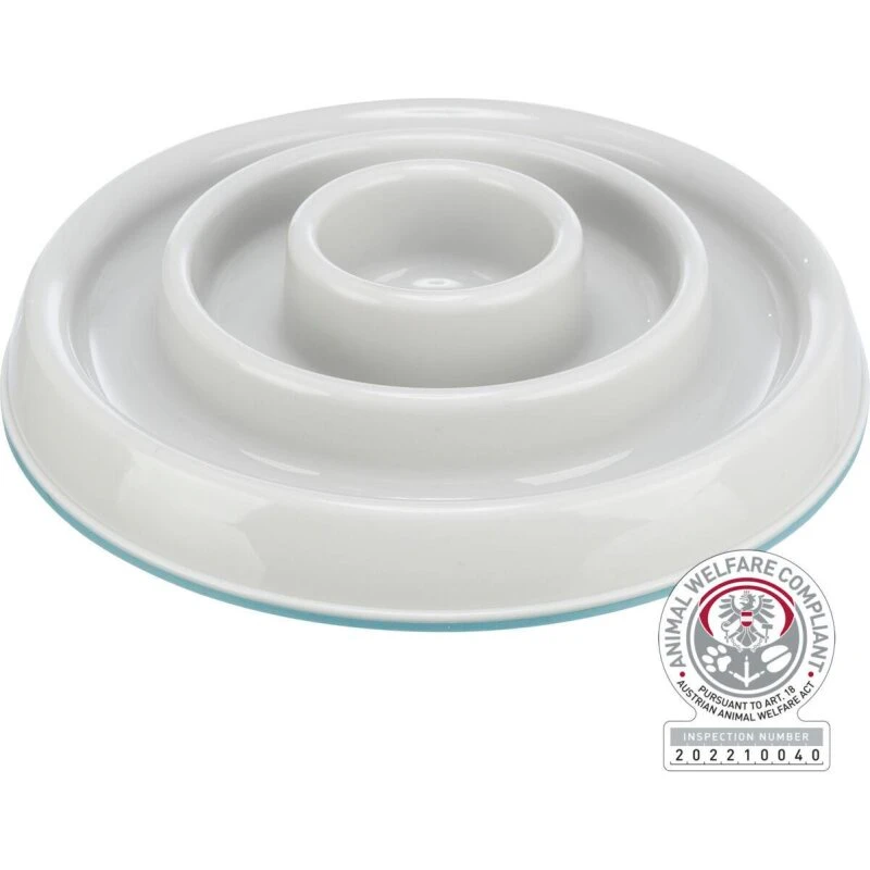 Trixie Slow Feed foderskål 450 ml Ø23 cm, grå