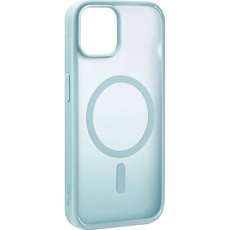 Puro Gradient Mag Cover til iPhone 15 Plus, Lysegrøn