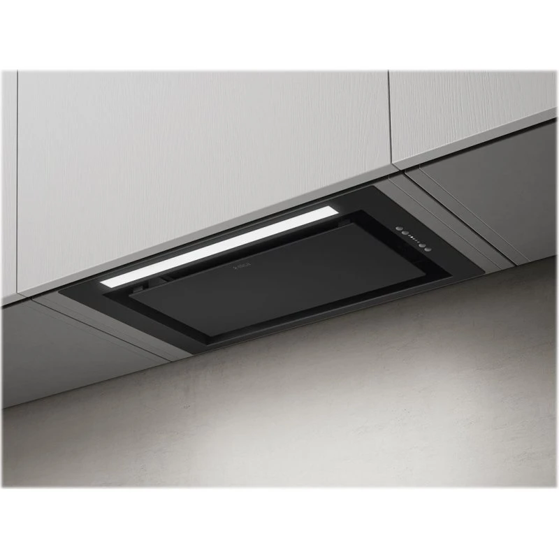 Elica Lane BL MAT/A/52, 49,4 cm, sort blød berørings-effekt