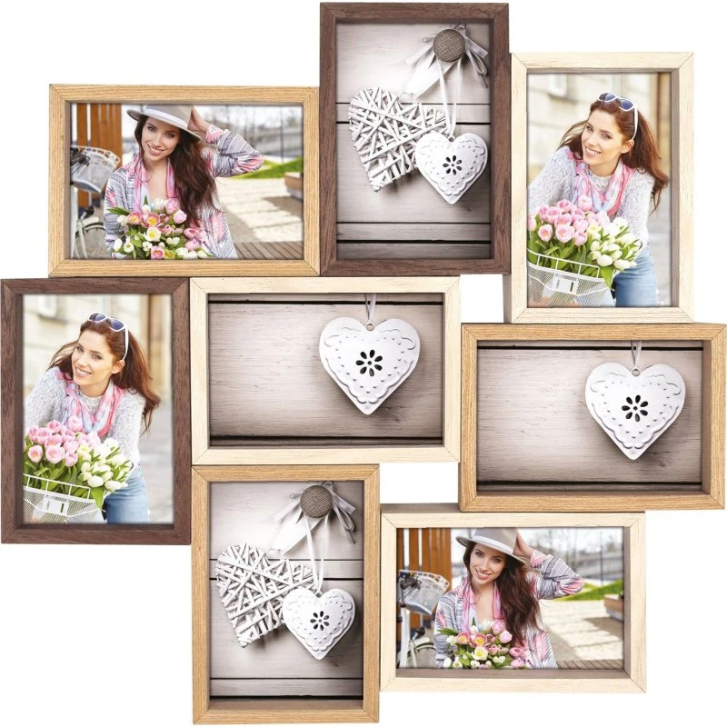 ZEP TY013 Multi Billedramme Beige/Brun 53x53 cm