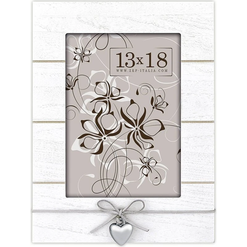 ZEP Arial Enkelt Billedramme Hvid 19,2x25 cm