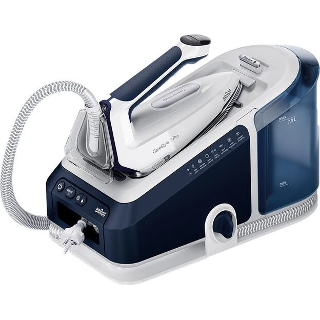 Braun CareStyle 7 Pro IS7282 Dampstrygejern 2700W Blå Hvid