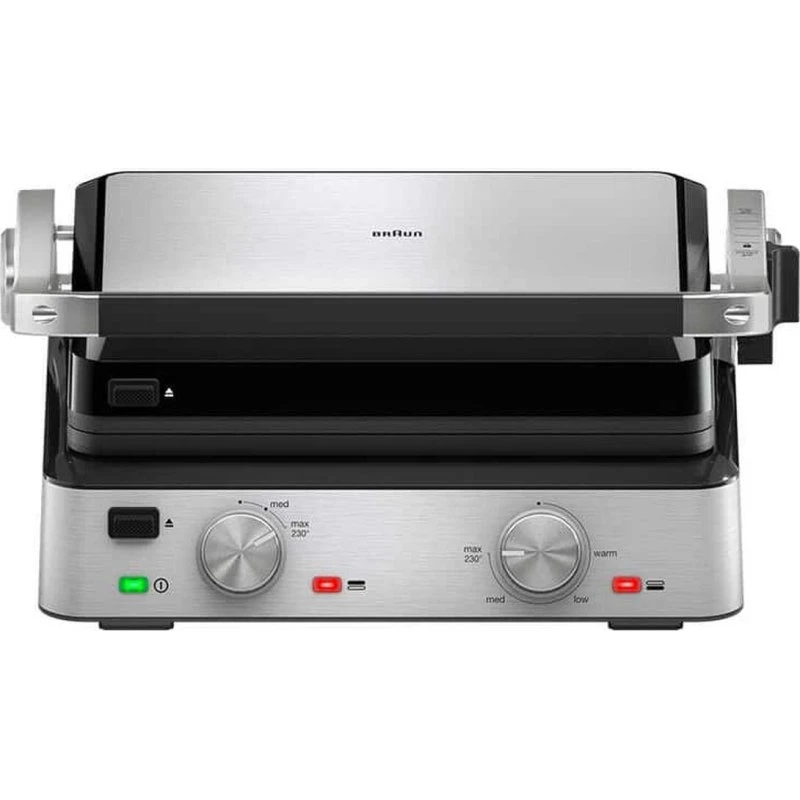 Braun CG7020 Sandwichgrill 2000 W, sort rustfrit stål