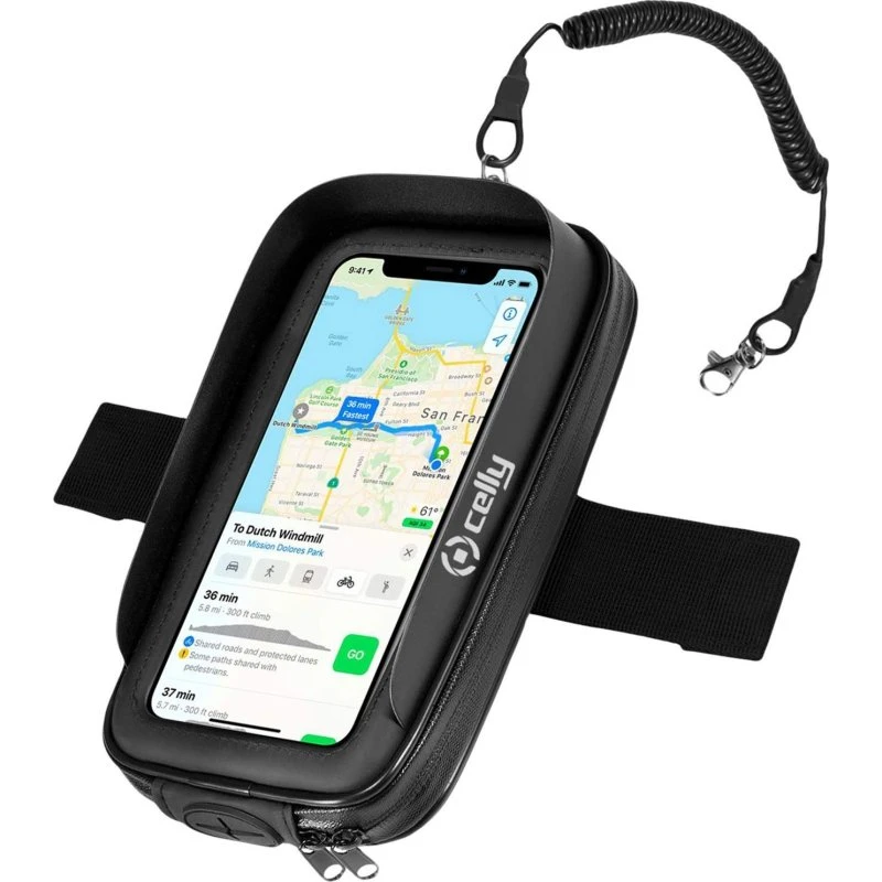 Celly ProRide RideMagnet Magnetisk Smartphone Holder, Sort, IP64