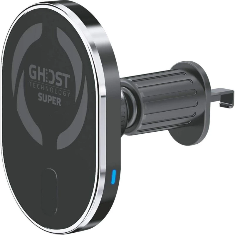 Celly GHOSTSUPERMAGCH MagSafe-bilholder med 15W trådløs opladning