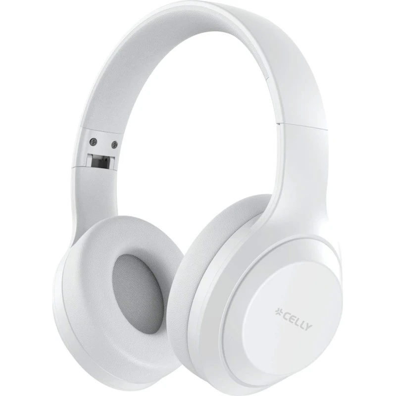 Celly Wavebeat Trådløse Over-Ear Hovedtelefoner, Hvid