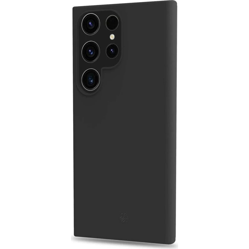 Cromo Soft Gummi Cover til Galaxy S25 Ultra, Sort