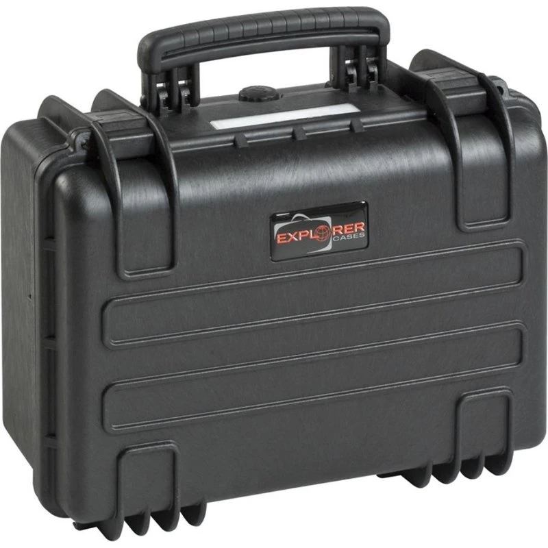 EXPLORER 3818 Flightcase, 380x270x180 mm, Sort