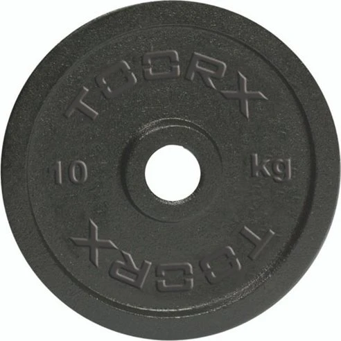 Toorx Vægtskive 20 kg, Sort Støbejern, Ø25 mm