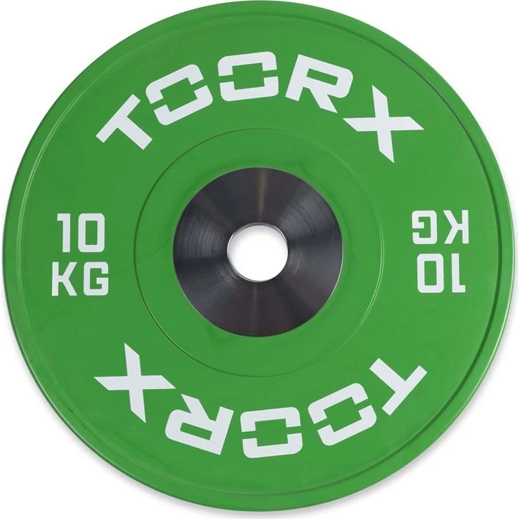Toorx Competition Bumperplate 10 kg Grøn