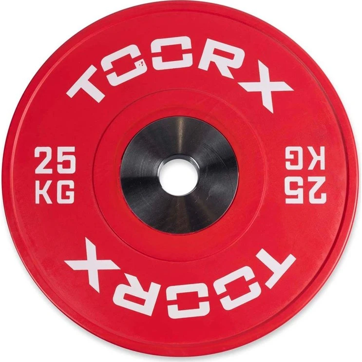 Toorx Competition Bumperplate 25 kg Rød