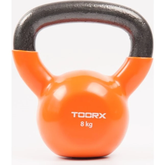 Toorx Vinyl Kettlebell 8 kg - Rød