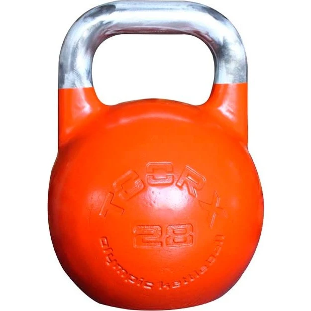 Toorx Olympisk Kettlebell 28 kg - Rød/Orange