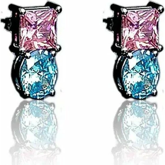 Chiara Ferragni Princess Crystal Rainbow Øreringe, Metal, Multifarvet, 2 cm