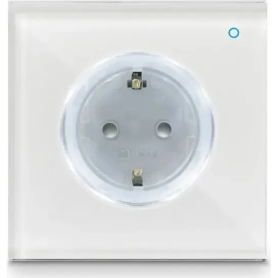 Iotty Smart Outlet Hvid – Trådløs styring og energi-monitoring