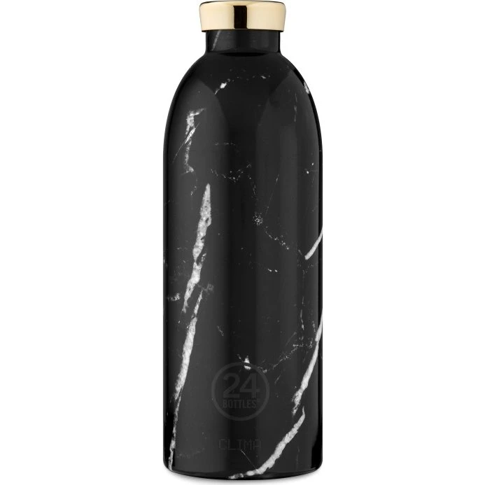 24Bottles Clima Bottle 0,85 L - Sort marmor