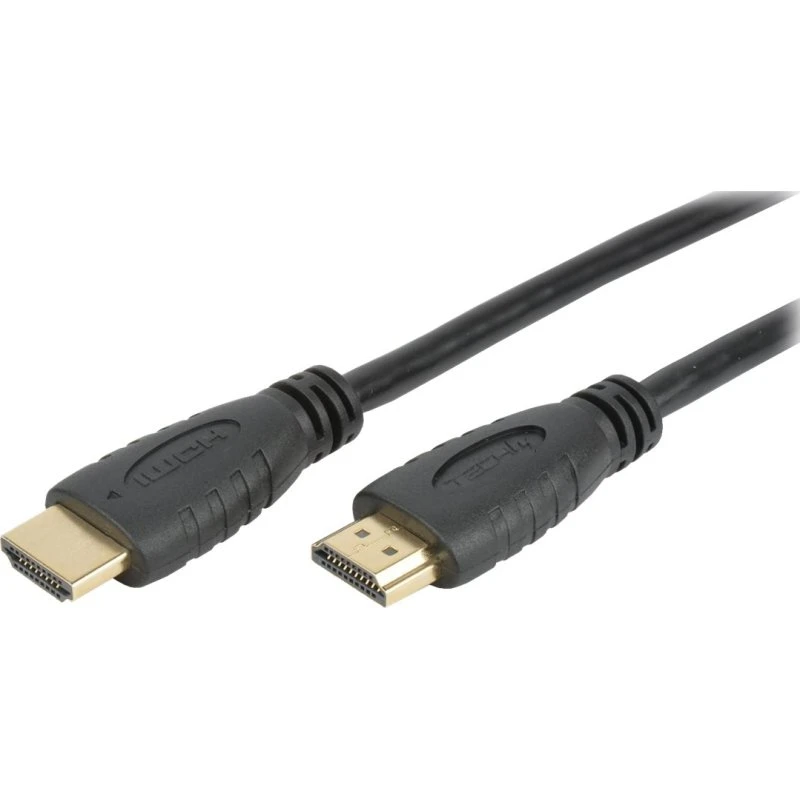 TECHly HDMI-kabel med Ethernet 6m Sort