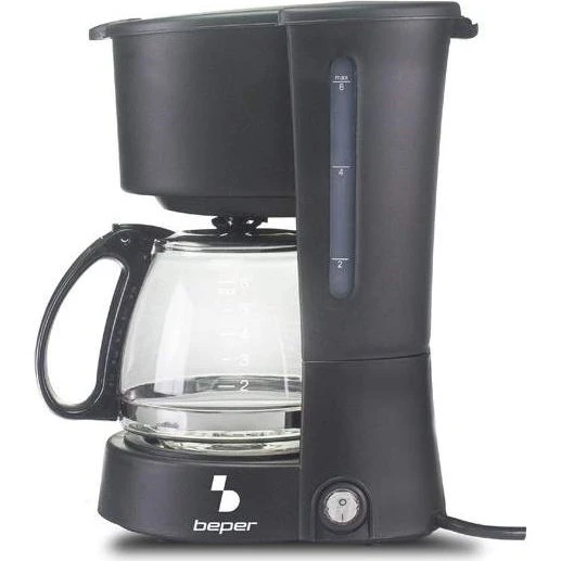 Beper BC060 Kaffemaskine 600 ml, Sort