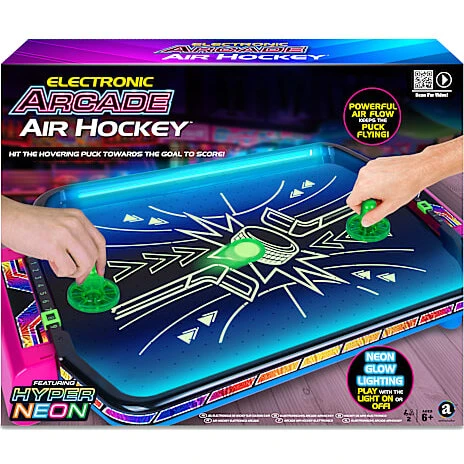 Electronic Arcade Air Hockey - Bordhockey til 2 spillere (fra 6 år)