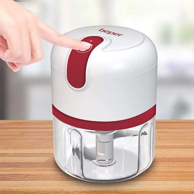 Beper Minihakker 30W, genopladelig USB, rustfrit stål