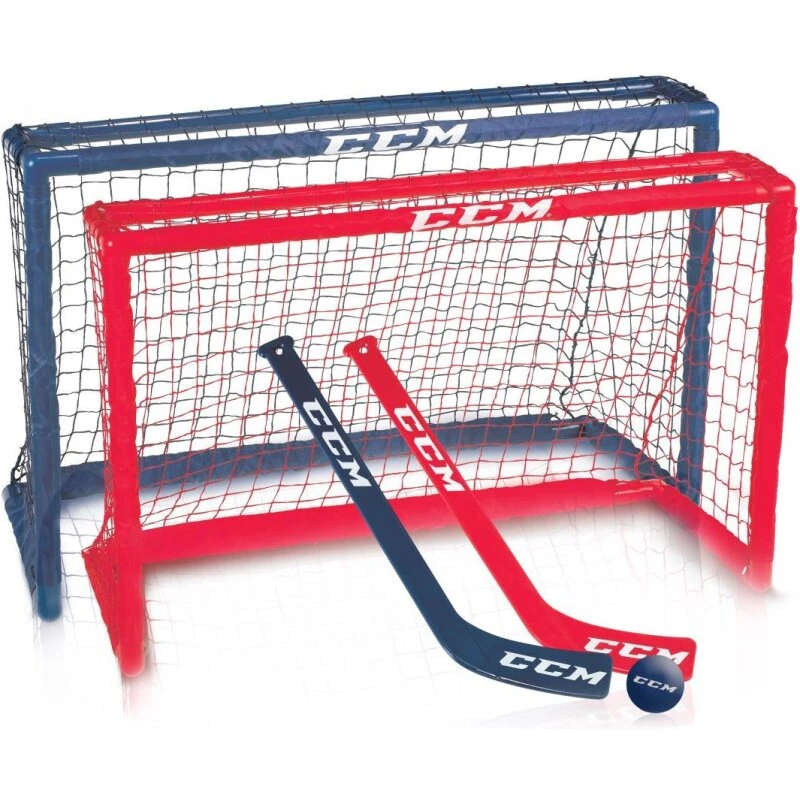 CCM Mini Hockey Sæt - mål, stave og bold