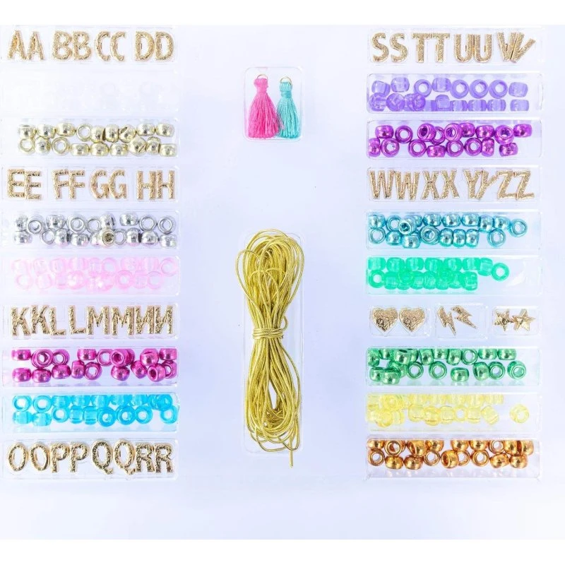 Toyrock Nice Crea ABC Gold Guld Armbåndssæt med 300+ Perler