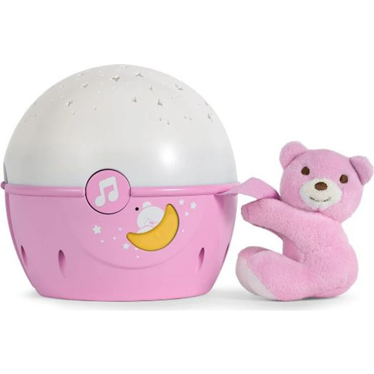 Chicco Next2Stars Natlampe med Projektion - Pink