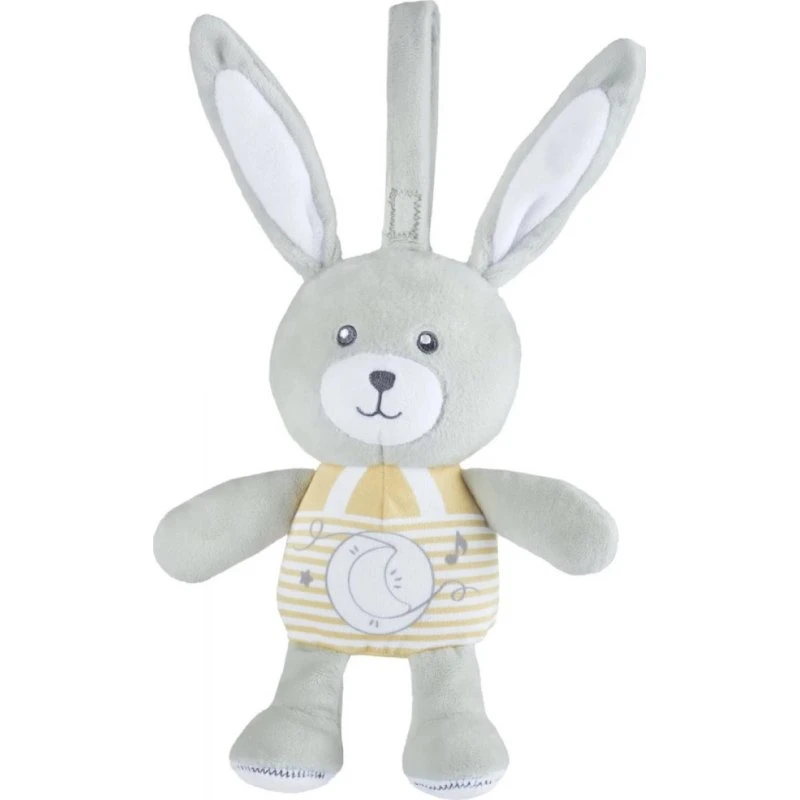 Chicco Lullaby Stardust Bunny – Blød krammedyr med lys og musik