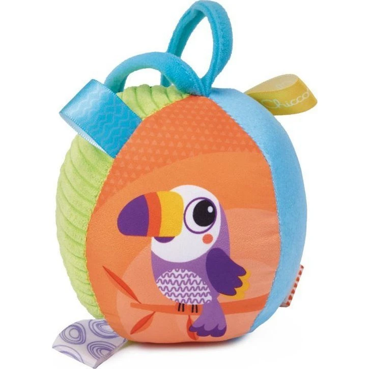 Chicco Soft Ball, Flerfarvet, Fra 0 År