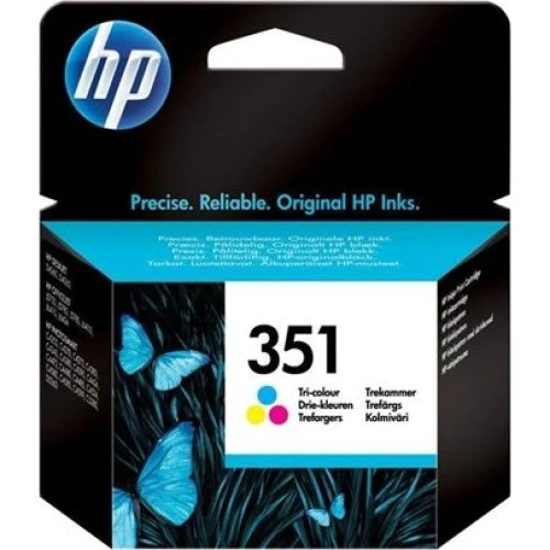 HP 351 Tri-Color Blækpatron (Cyan, Magenta, Gul)