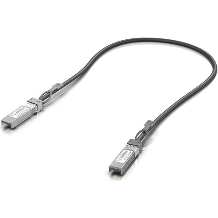 Ubiquiti UACC-DAC-SFP28-0.5M 25 Gbps DAC-kabel, 0,5 m, sort