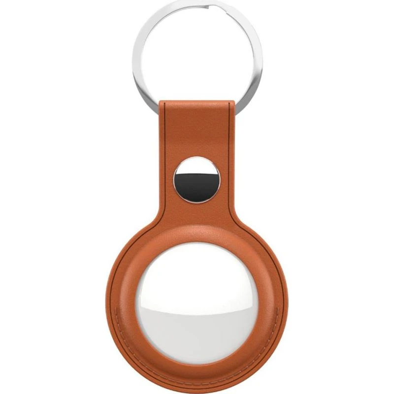 KeyBudz Læder Nøglering 2-pak, Tan