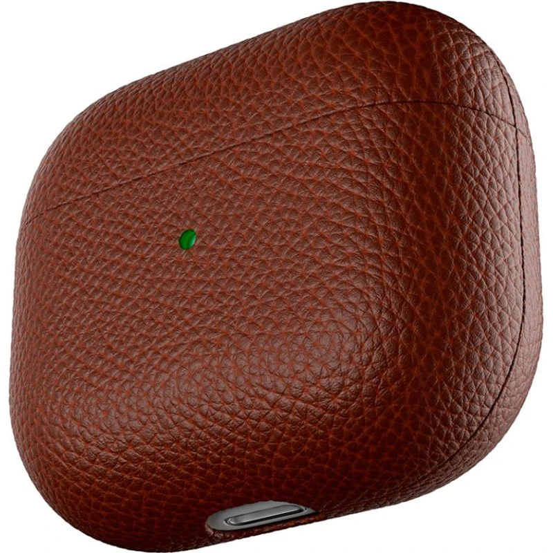 KeyBudz Artisan Series Lædercase til AirPods 3, Naturlig Brun