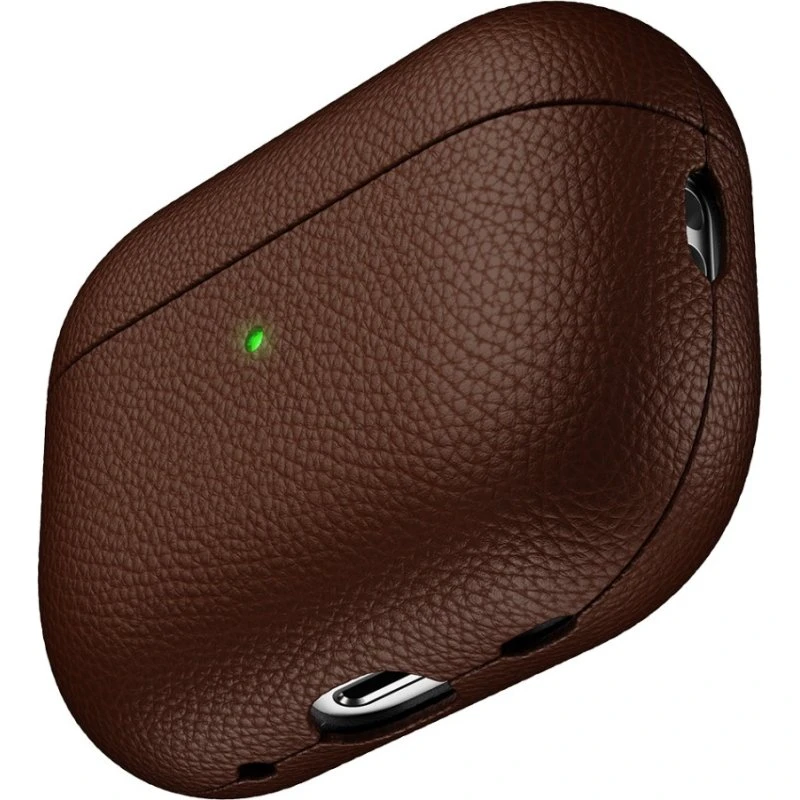 KeyBudz Artisan Læder Etui til AirPods Pro 2, Brun