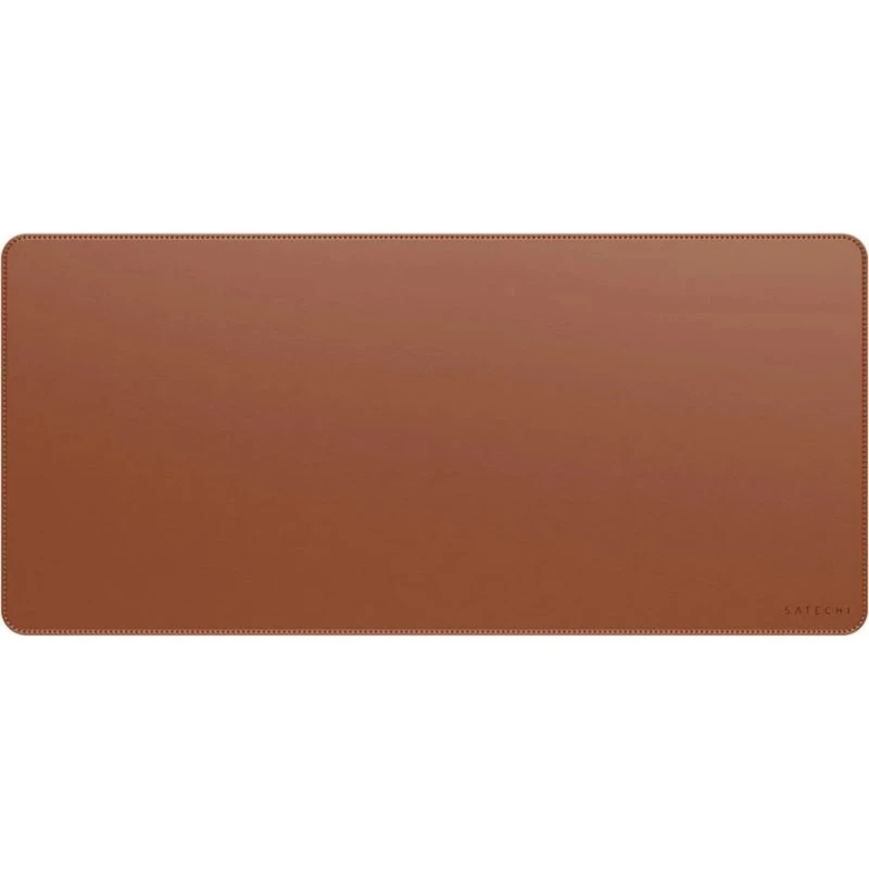 Satechi Vegan-Leather Desk Mat, Brun, 68x31cm