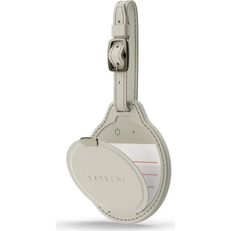 Satechi FindAll Luggage Tag i vegansk læder – Sand