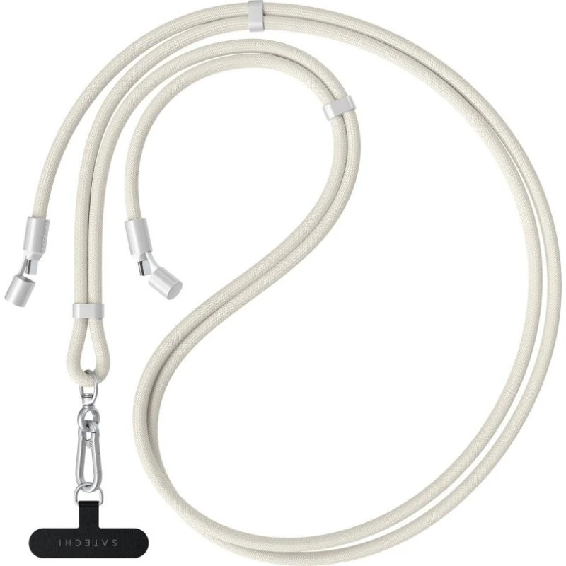 Satechi OntheGo Skulderrem med USB-C-kabel, Sand, 1,5 m