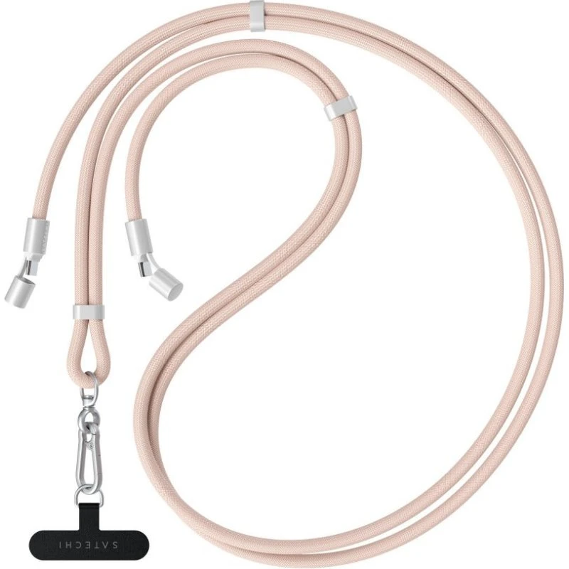 Satechi OntheGo Skulderrem med USB-C-kabel, Desert Rose