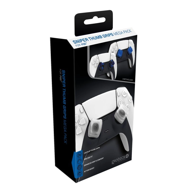 Gioteck Sniper Thumb Grip Megapack (3 Sets) til PS5